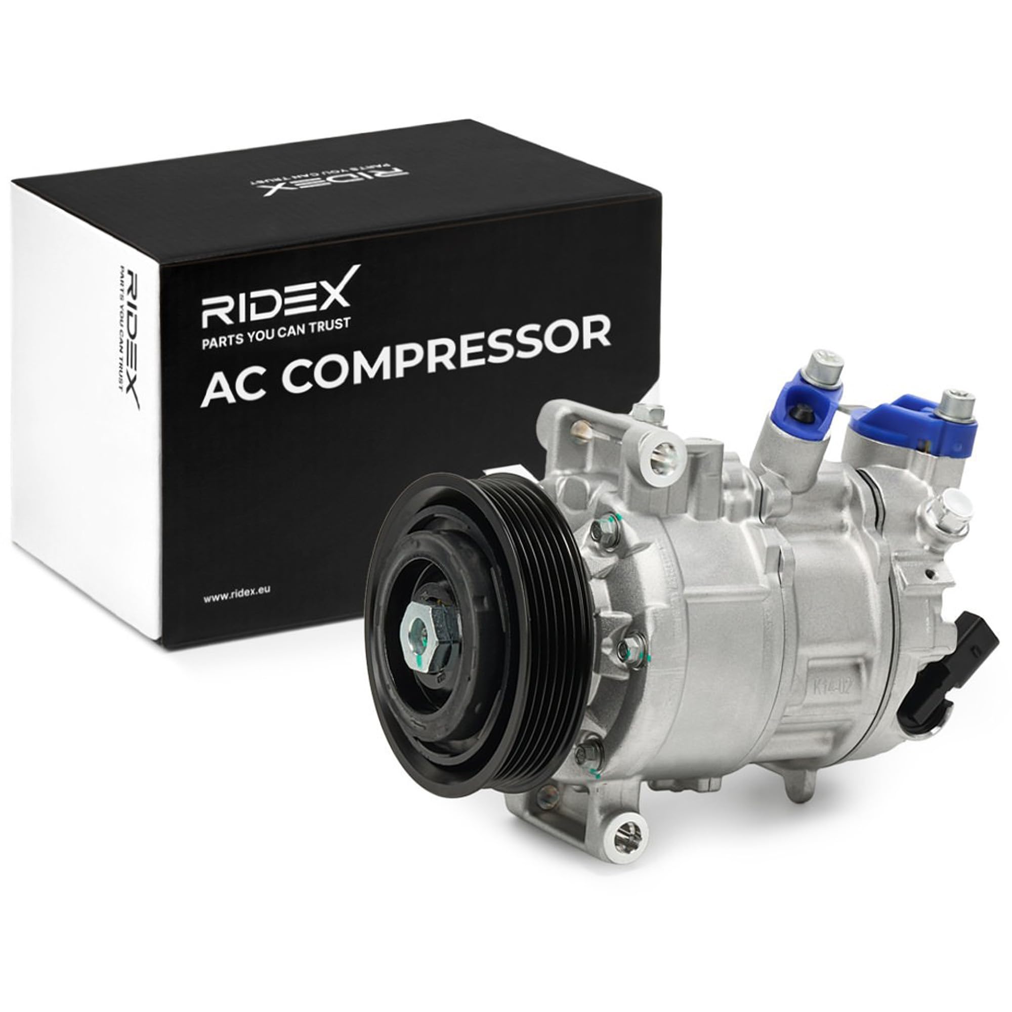 RIDEX 447K0641 Compressore aria condizionata con olio compressore-PAG Compatibilità con VW Polo Hatchback 6R1, 6C1