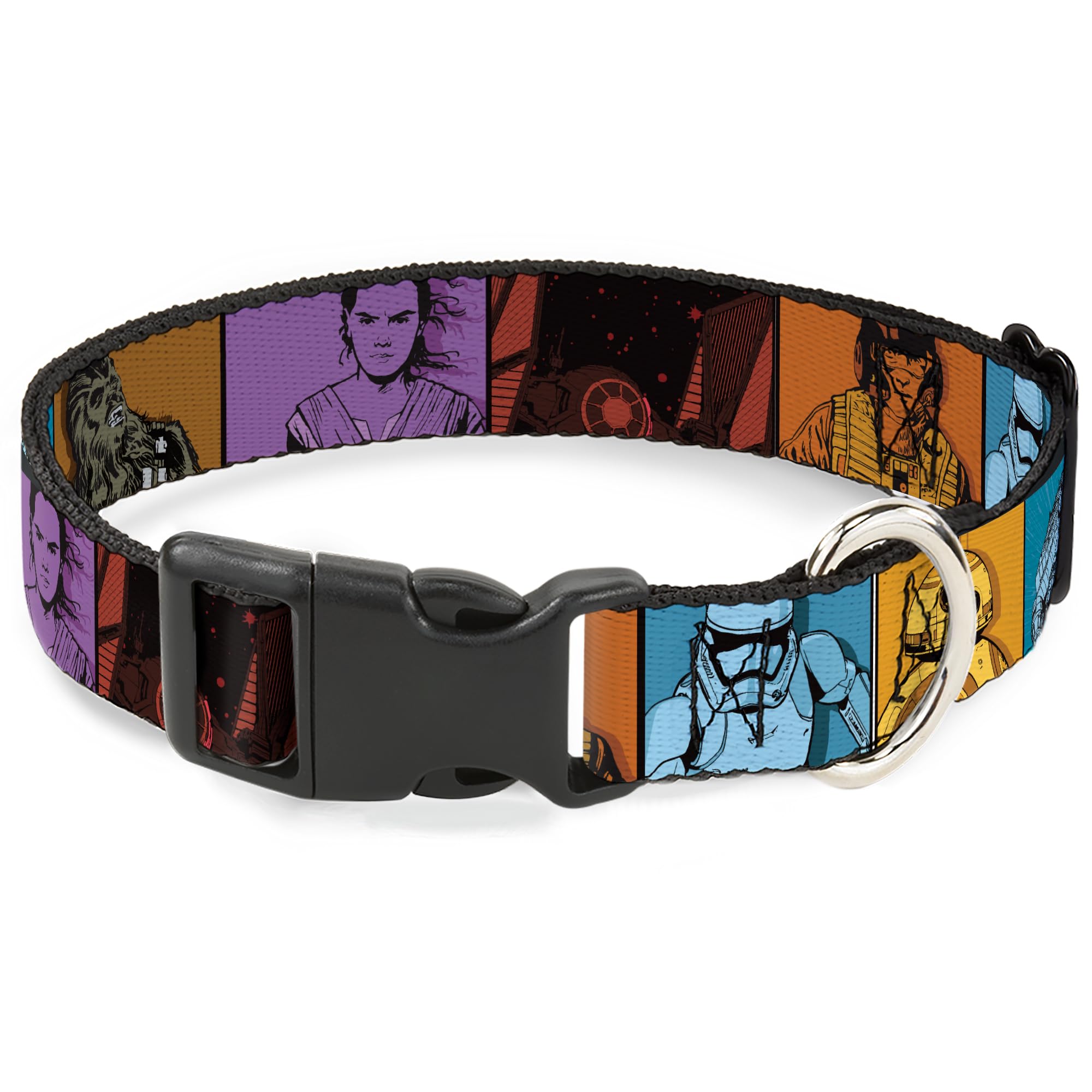 Collier Star Wars pour grand chien large et robuste multicolore