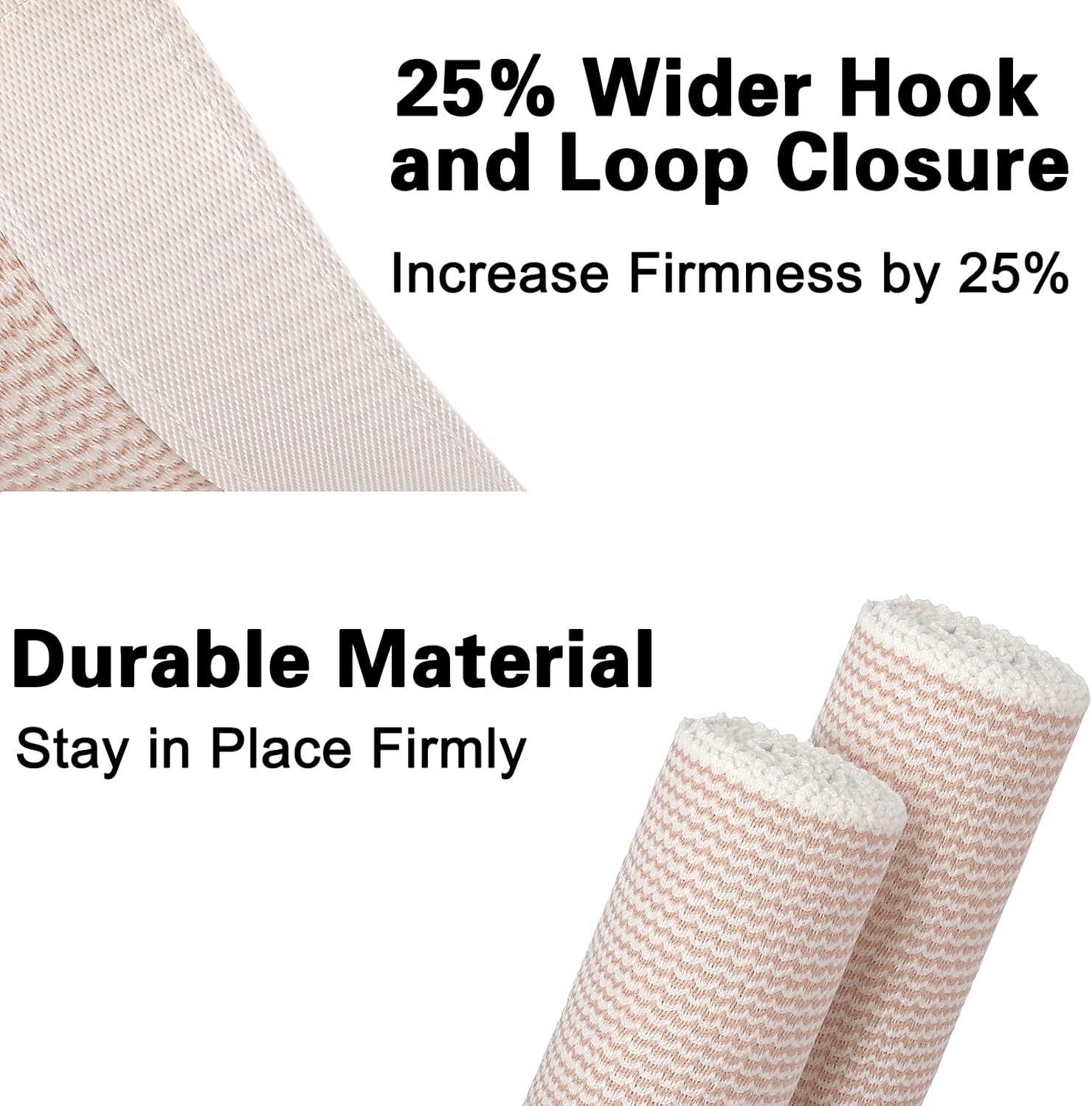 Elastic Bandage, Medical Stretch Compression Bandages, Reusable Cotton Crepe Bandage Wraps with Hook & Loop Closure for Arm, Hand, Ankle, Knee, Body, Leg, 4 Inch (Pack of 6) : Health & Household