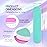 25PCS Mini Size PANA Professional Double Sided Nail Files - Pink&Teal, 100/100 Grit - Emery Board Nail Buffering File Manicure Pedicure Nail Polisher Washable