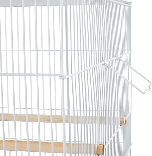 Miniatura 16 de Yaheetech Jaula para pájaros de vuelo de 30 '' de longitud, jaula de loro de hierro para loros pequeños, periquitos, cacatúas, periquitos, conures