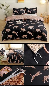 Bedding, Duvet Cover, Pillowcase, Printed Fitted Sheet Three-Piece Set