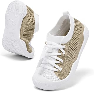 Preschool Tennis Shoes - Soft Non Slip Sole, Wide and Breathable, with Arch Support to Protect Toes, Easy to Put on and take Off, Machine Washable