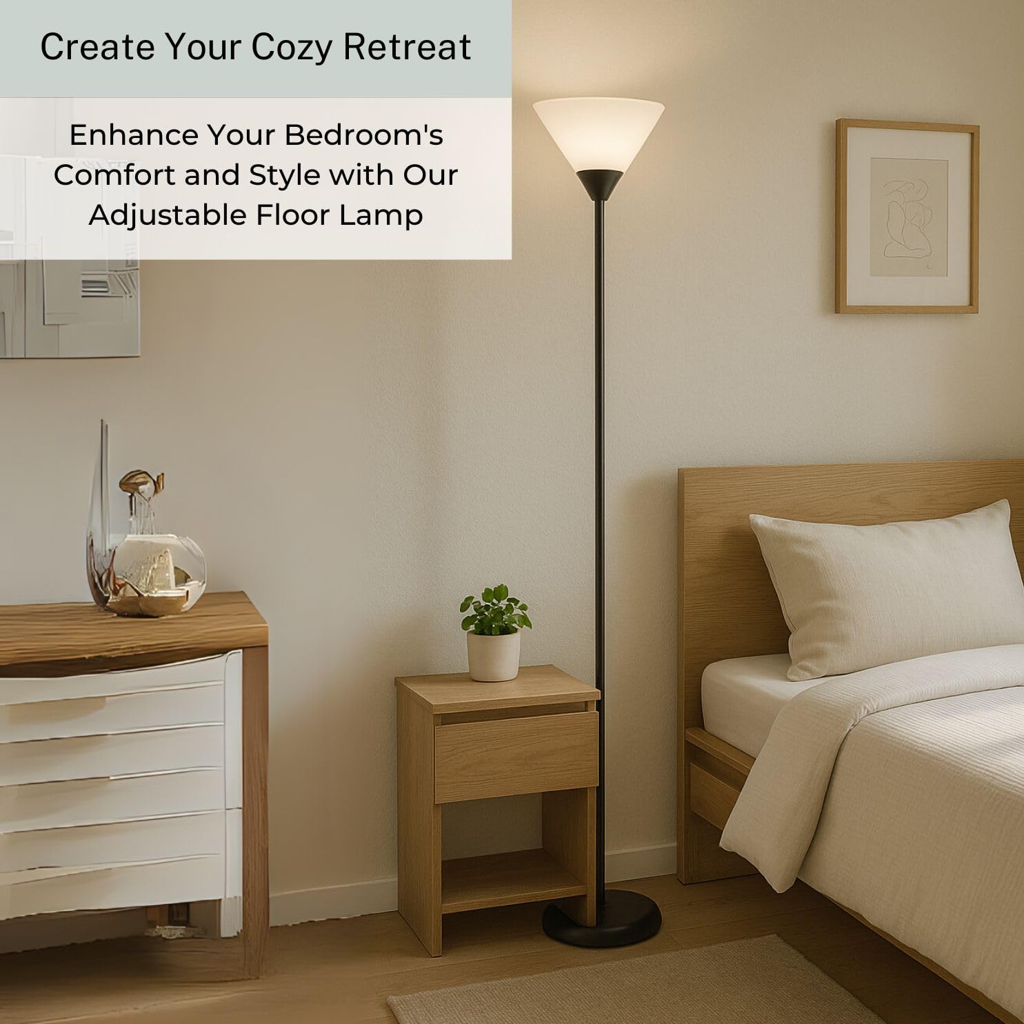 Lightaccents フロアランプ アクリルシェード付　ホワイト Amazon.co.jp: LIGHTACCENTS 59インチ ライスペーパーフロア