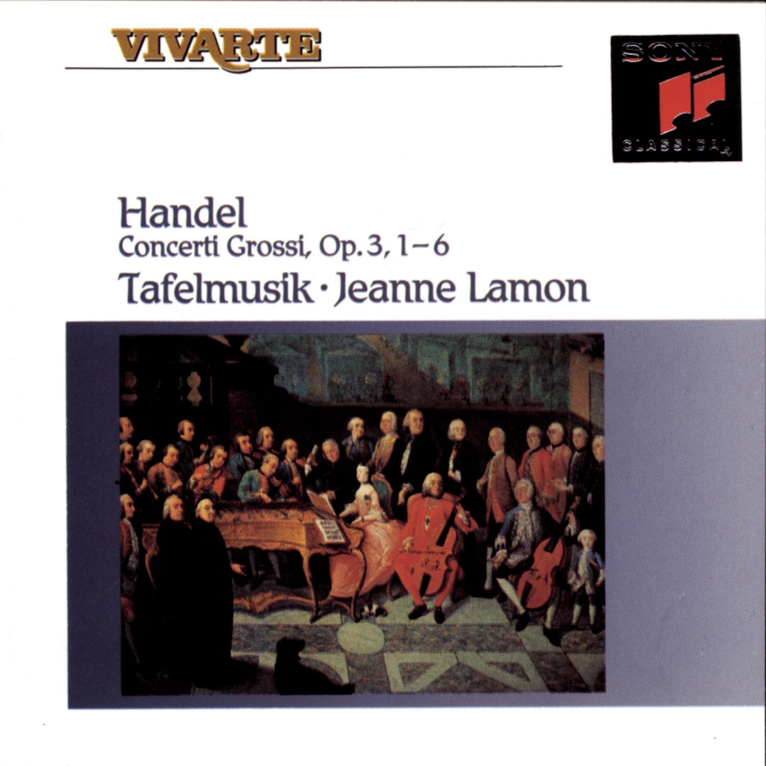 Concerti Grossi Opus 3 1-6 [Audio CD] Lamon/Tafelmusik; Handel / Tafelmusik and Handel, G F