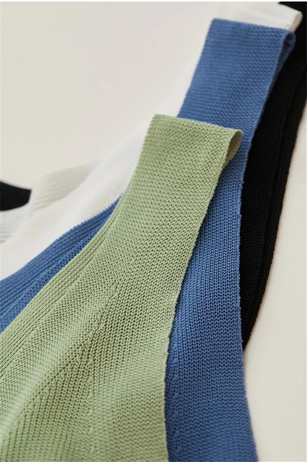 DBFBDTU Tank Top For Women Camisole Tops For Women Women's Camisole Vest Solid Office Lady Knitted Top