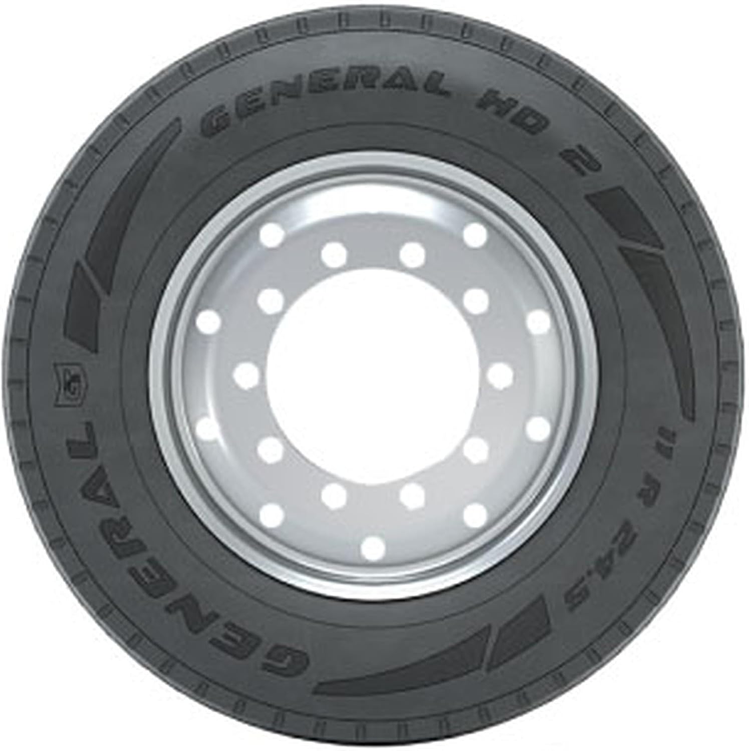 General Tire HD 2 285/75R24.5 144L G Commercial Tire