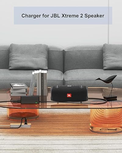 Miniatura 2 de Cargador de altavoz de 19 V compatible con JBL Xtreme 2/1 Extreme 2/1 Boombox 2/1 Boombox 2/1 impermeable portátil Bluetooth reemplazo del cable de