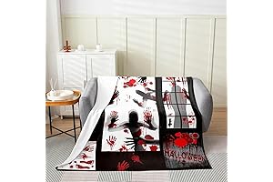 Baby Bloody Handprint Fleece Blanket