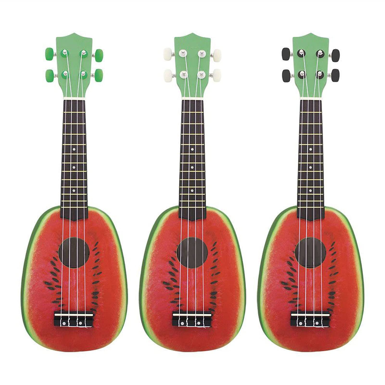 Ukulele koncertowe Początkujący Ukulele 21- calowy 12 Fret 4 String Basswood Ukulele Elektryczny Gitara Akustyczna Styl Watermelon Ukelele Do Muzycznego Miłośnika Instrument