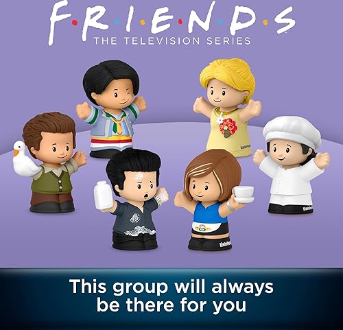 Miniatura 2 de Little People Collector Friends TV Series Special Edition Figure Set for Adults & Fans, 6 Characters in a Display Gift Package