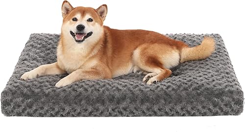 Bedfolks Cama de felpa para perros, cama lavable para perros grandes, mullida y cómoda, con parte inferior antideslizante para un sueño cómodo, 35 x disponible en Yaxa Costa Rica