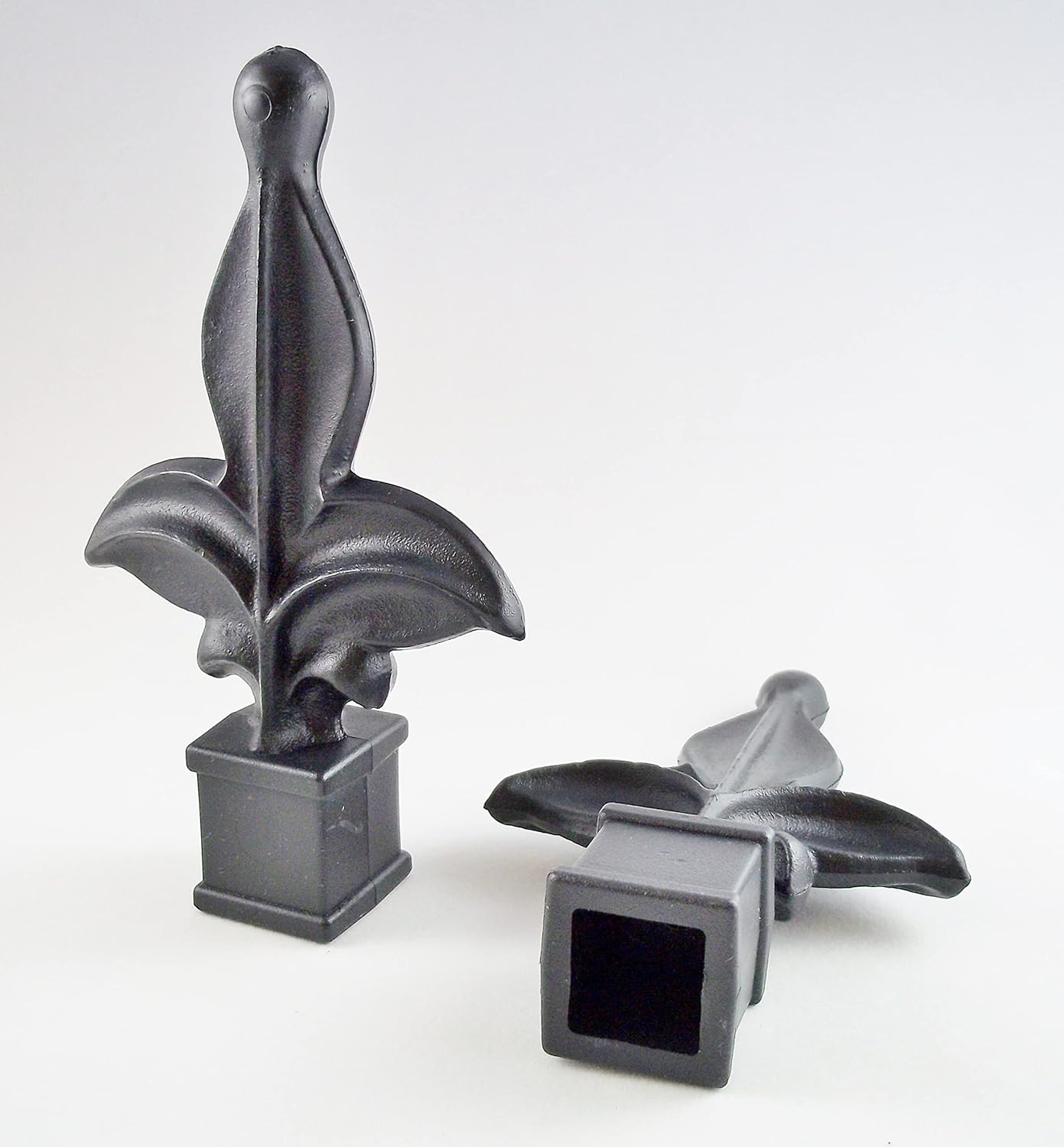50 Each for 3/4” Plastic Finial Tops for Iron Picket Fence Tops Fleur De Lis – #1-60-34