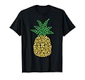 Pineapple Math Pi Day Mathematics Teacher Geek Nerd T-Shirt