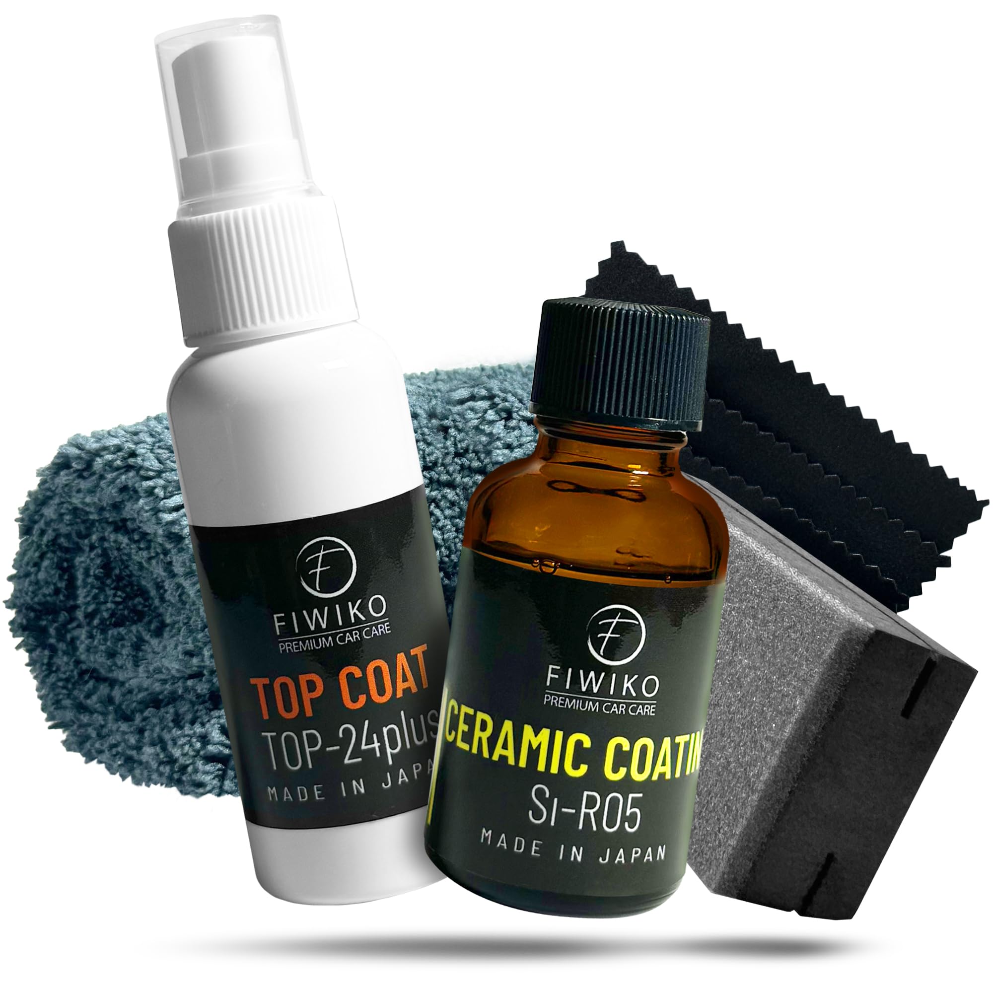 SI-R05 powłoka ceramiczna, zestaw 30 ml, ochrona lakieru do 48 miesięcy, głęboki połysk i hydrofobowy efekt lotosu, nano powłoka do samochodu, motocykla i felg – profesjonalna jakość, Made in