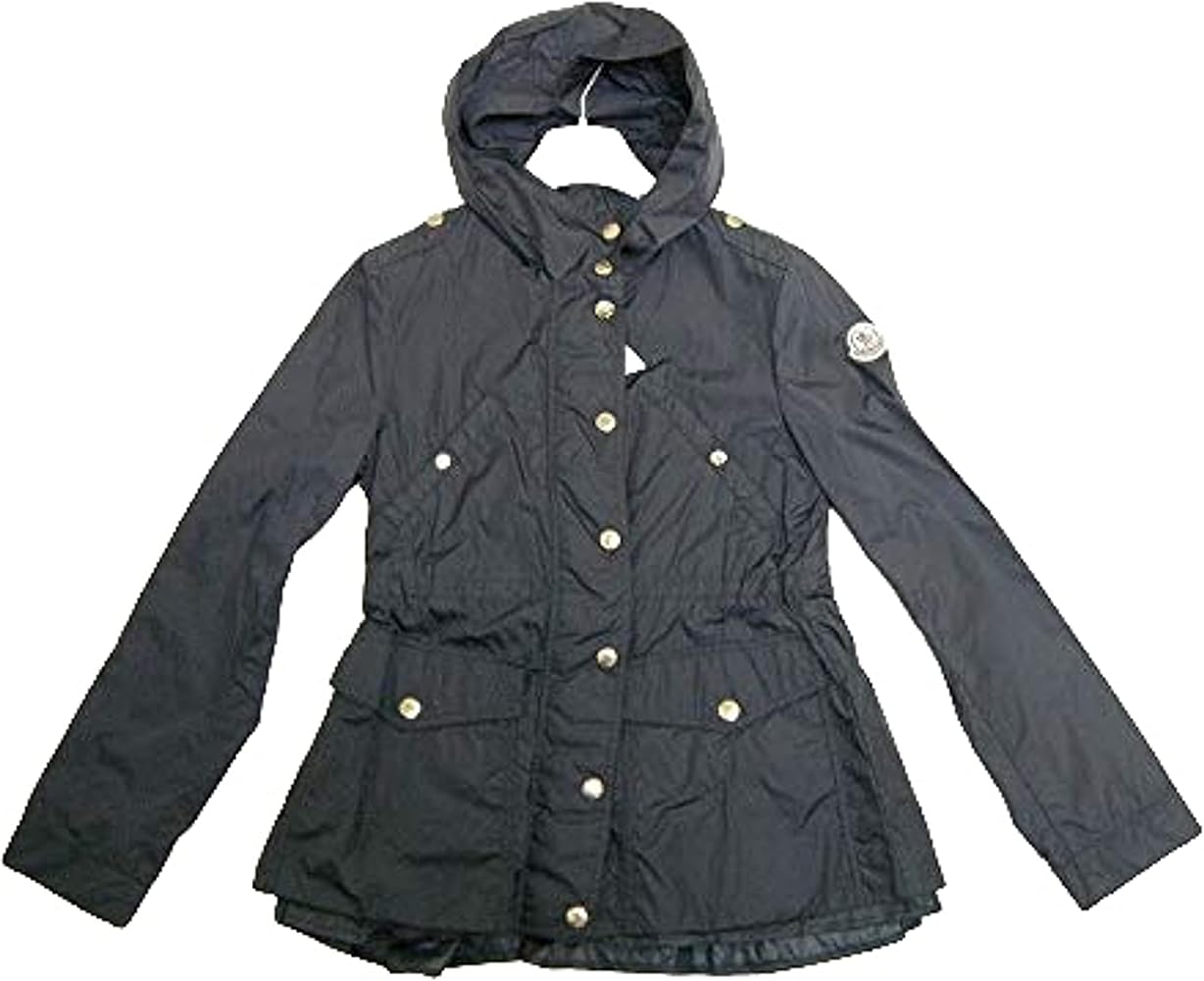 Moncler ネイビーフリルジャケットコート116cm 6A