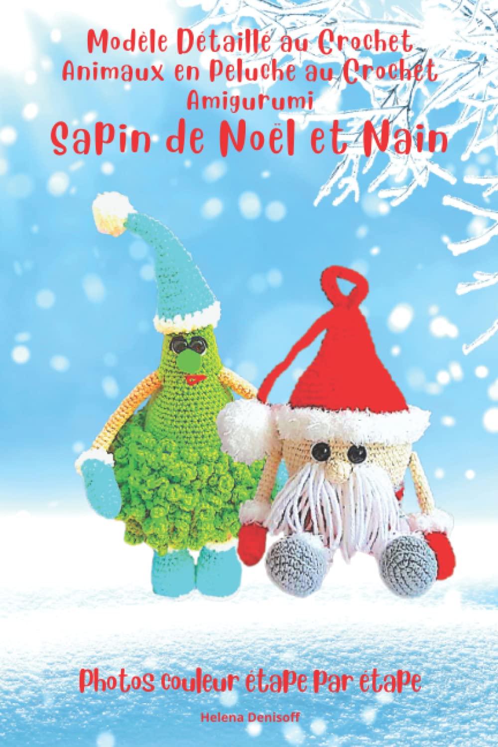 Mod?�le D?�taill?� au Crochet Animaux en Peluche au Crochet Amigurumi Sapin de No?�l et Nain: Photos 