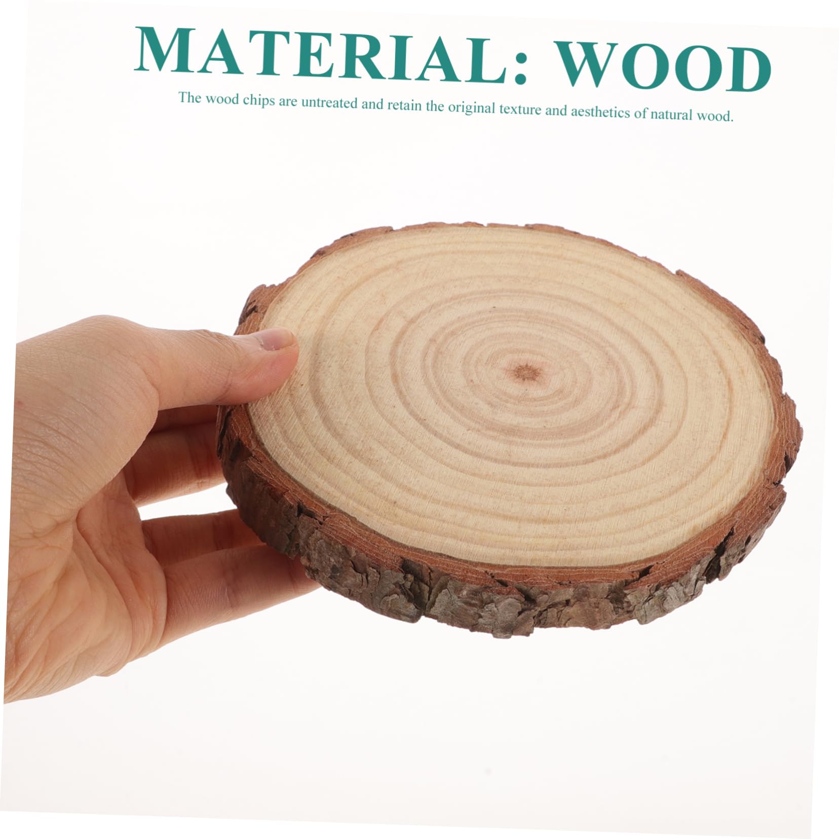 Operitacx 16stücke Naturholzscheiben Für Bastelarbeiten Unbehandelte Runde Holzplatten Dicke Für Malerei Hochzeiten Und Dekoration