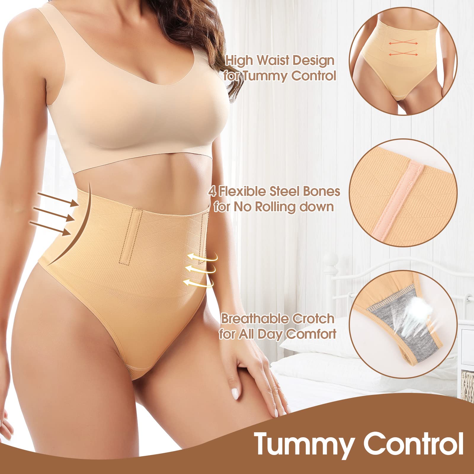 Tuopuda Stringi Szuflada Reduktory Majtki Wysokiej Talii Bezszwowe Formowanie Majtki Body Shaper Stringi Shapewear