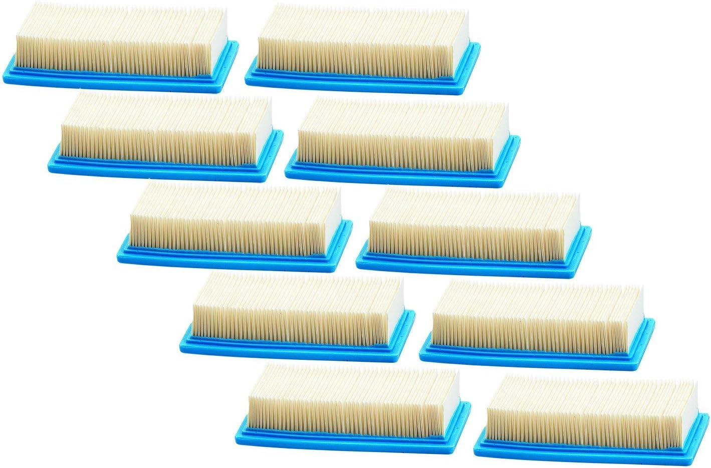 Pack of 10 OakTen Replacement Air Filter for Briggs Stratton 491384