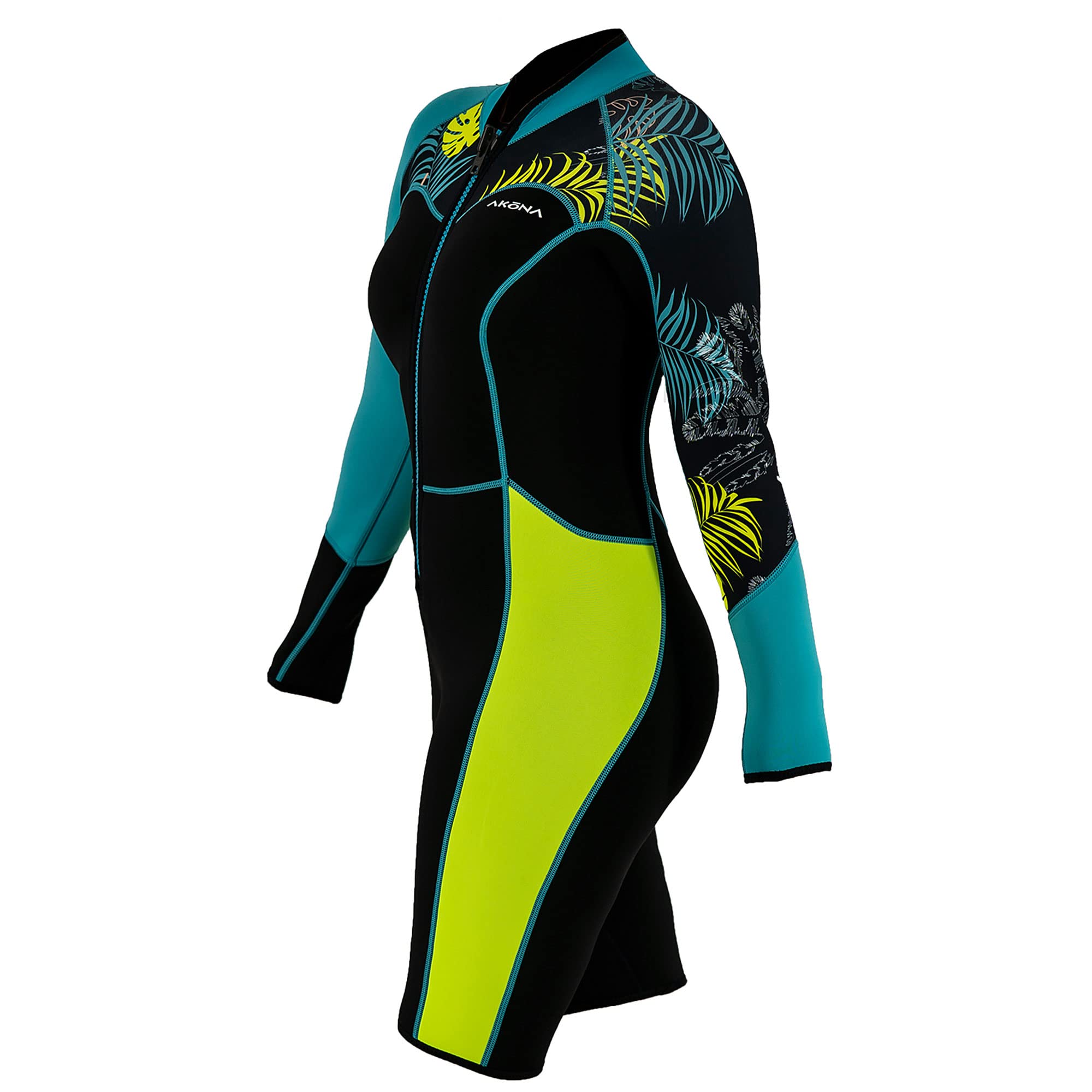 AKONA Women's Tropic Shorty Front Zip 3/2mm Wetsuit - 13