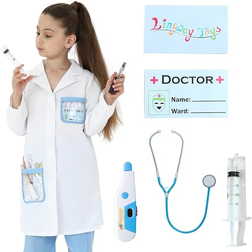 Vista 14 de Lingway Toys - Disfraces para niños, para juego de roles Exfoliantes rosados