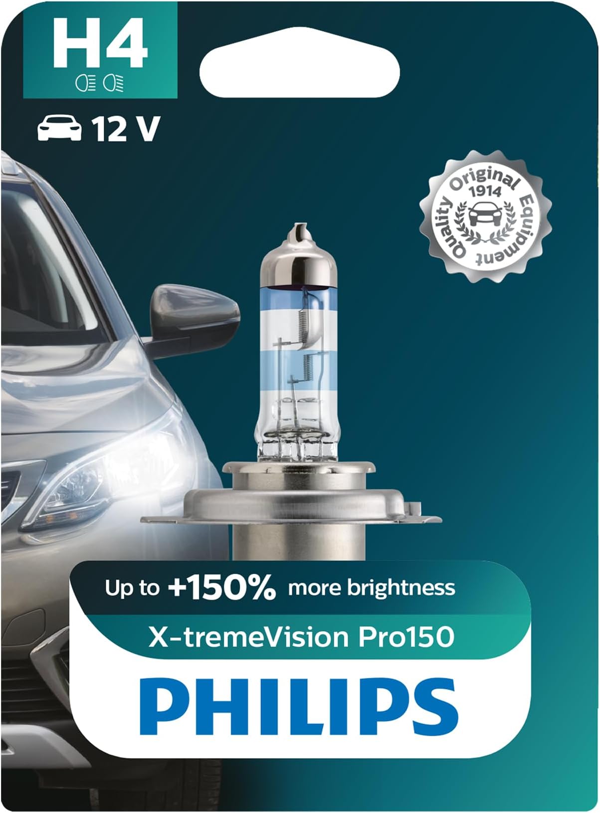 H4 12V 6055W P43t38 XtremeVision Pro150 1St. Blister