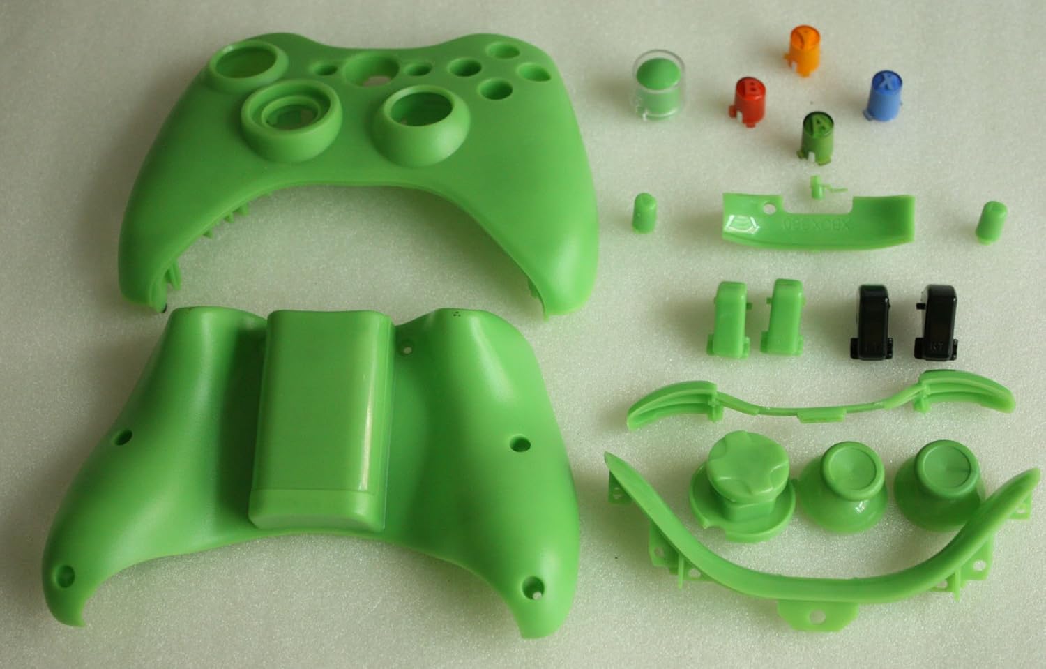 XBOX 360 Mat Green FULL HOUSING SHELL,Controller Shell kit