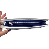 Vista 2 de Pochette Voyage MM Conversion Kit with Chain Pouch Pochette Voyage MM Insert with Grommets O Rings Premium Felt Chain (Lime, Silver Chain - 90cm)