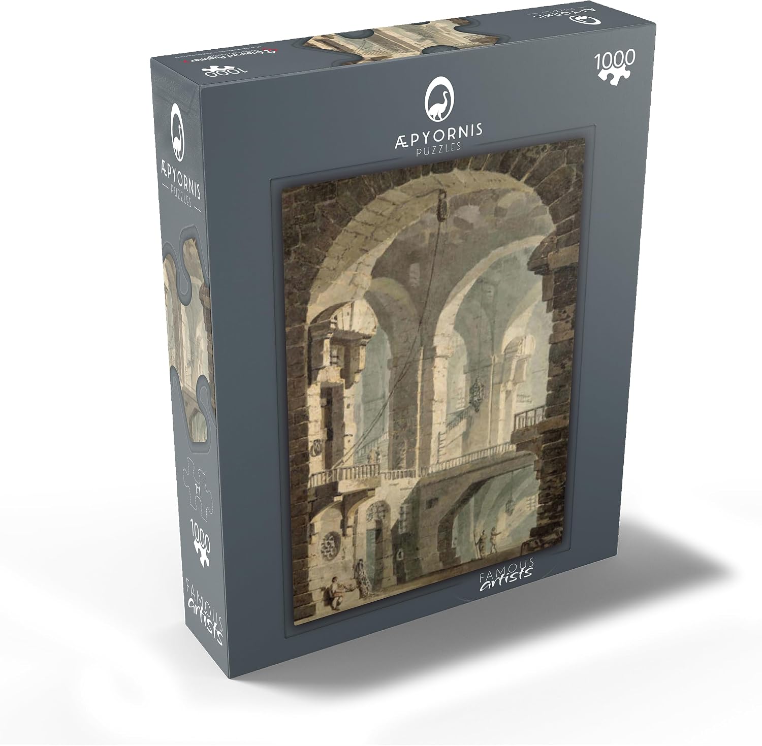 MyPuzzle Dark Prison (Carcere Oscura) - Premium 1000 Piece Jigsaw Puzzle for Adults