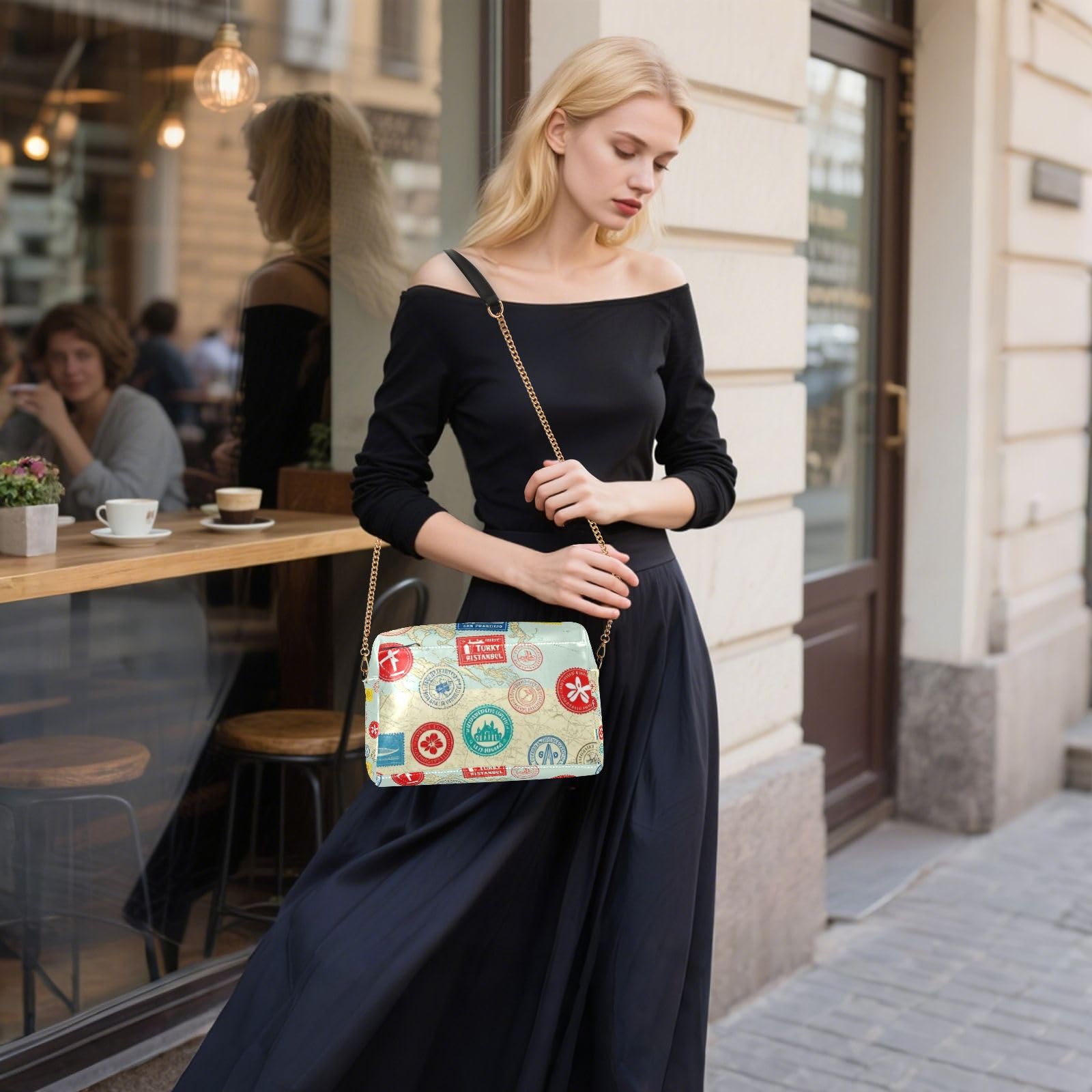 FRODOTGV Damska torebka crossbody o pojemności 2,5 l