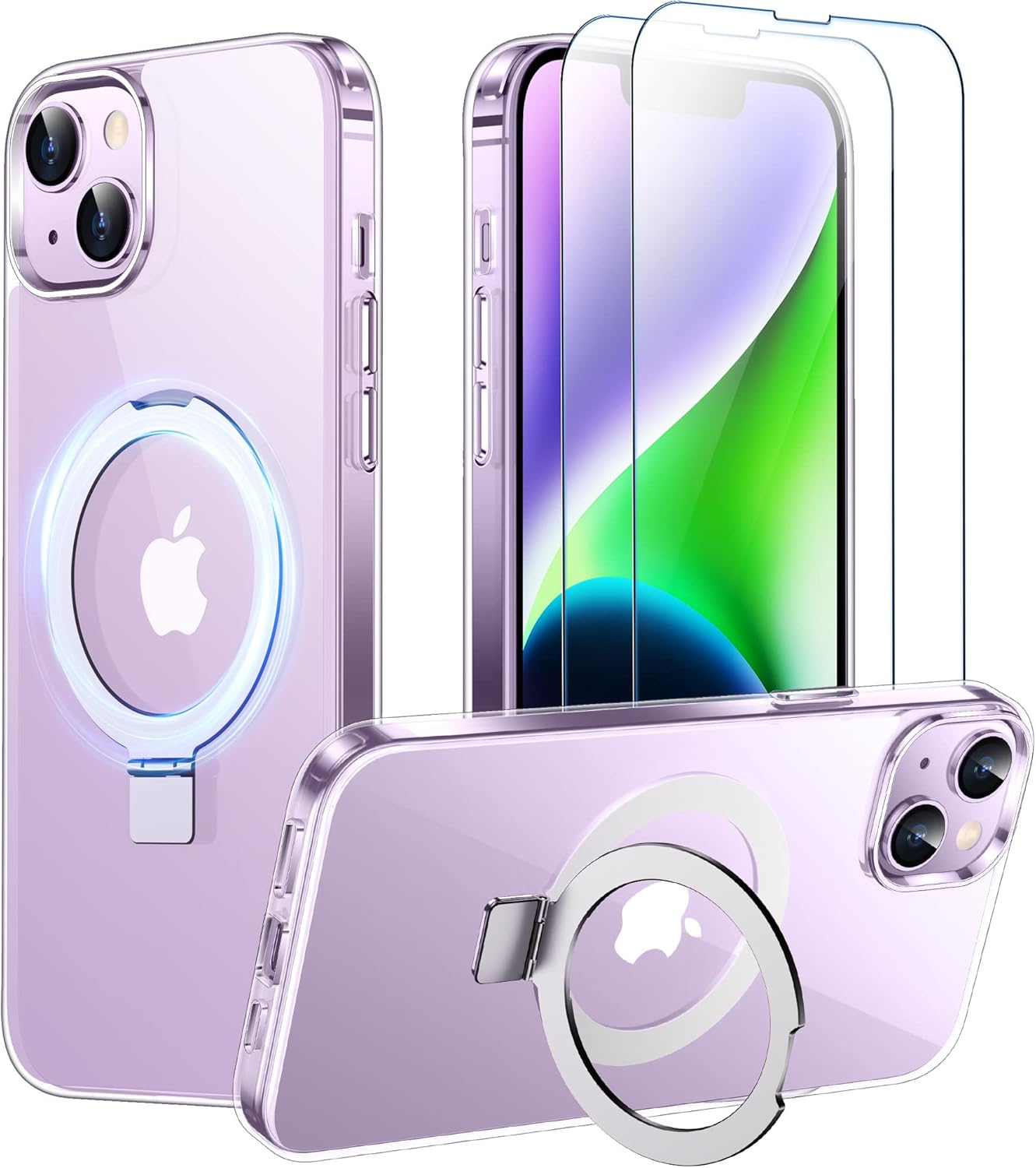 SPIDERCASE for iPhone 14 Plus Case with Invisible