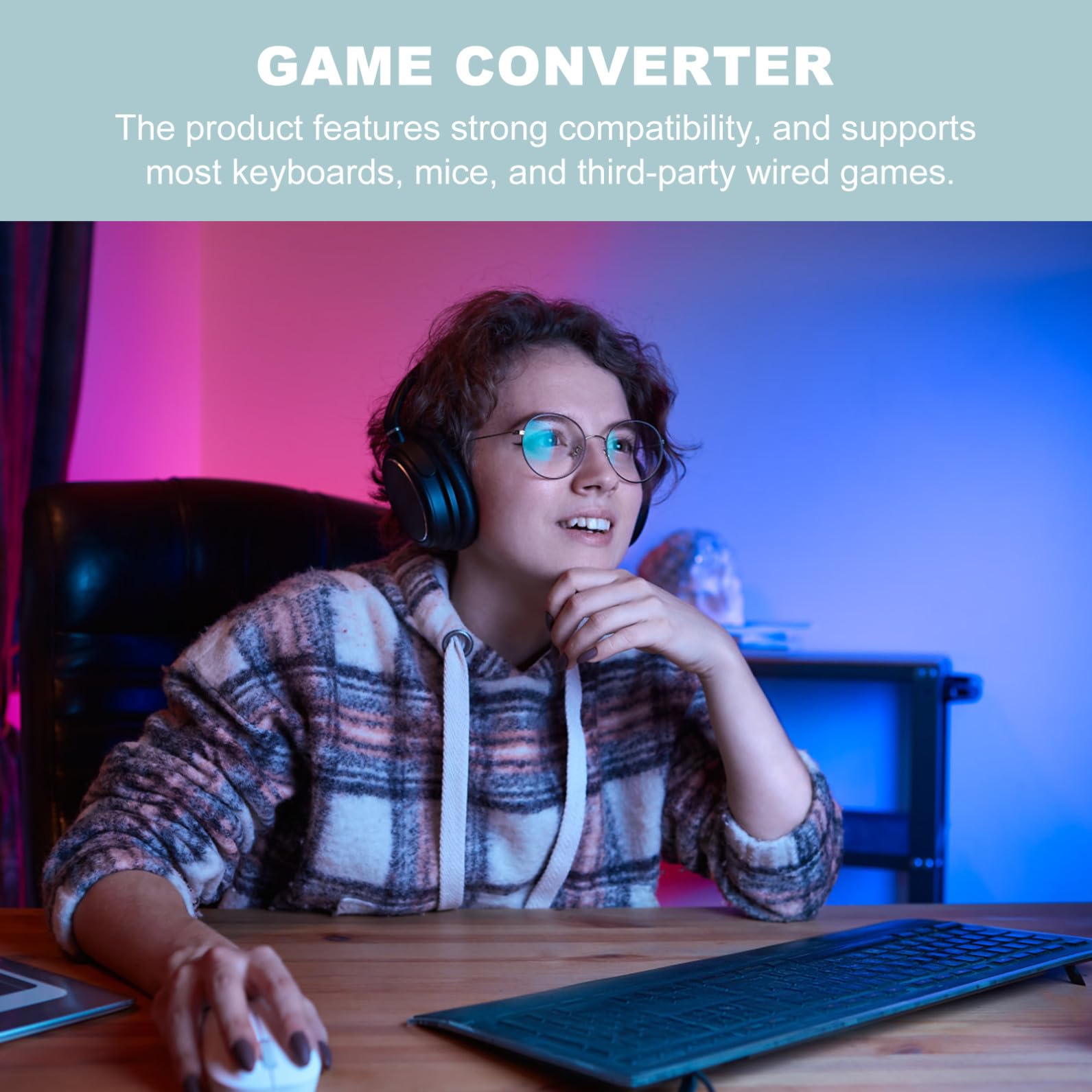 convertitore di mouse e tastiera adattatore accessori per console di gioco tastiere controller convertitore per console di gioco portatile controllore topo maneggiare AbS
