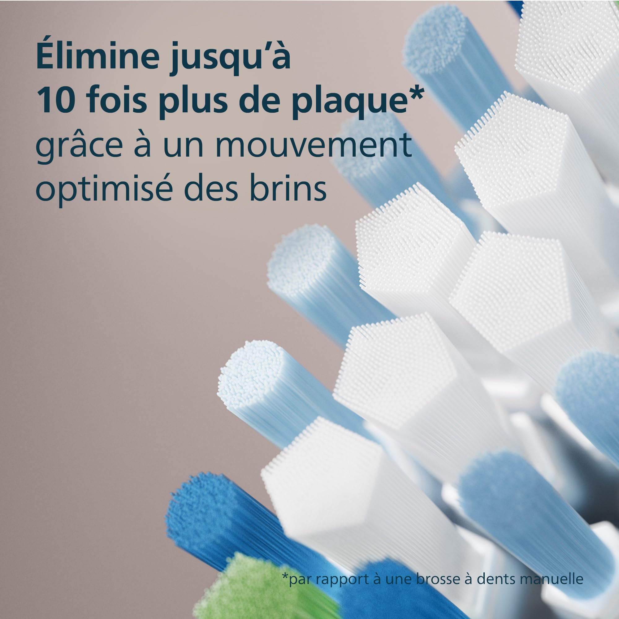 Philips Sonicare C3 Premium Plaque Defence - têtes de brosse à dents de rechange d'origine, noir, lot de 2, HX9042/88