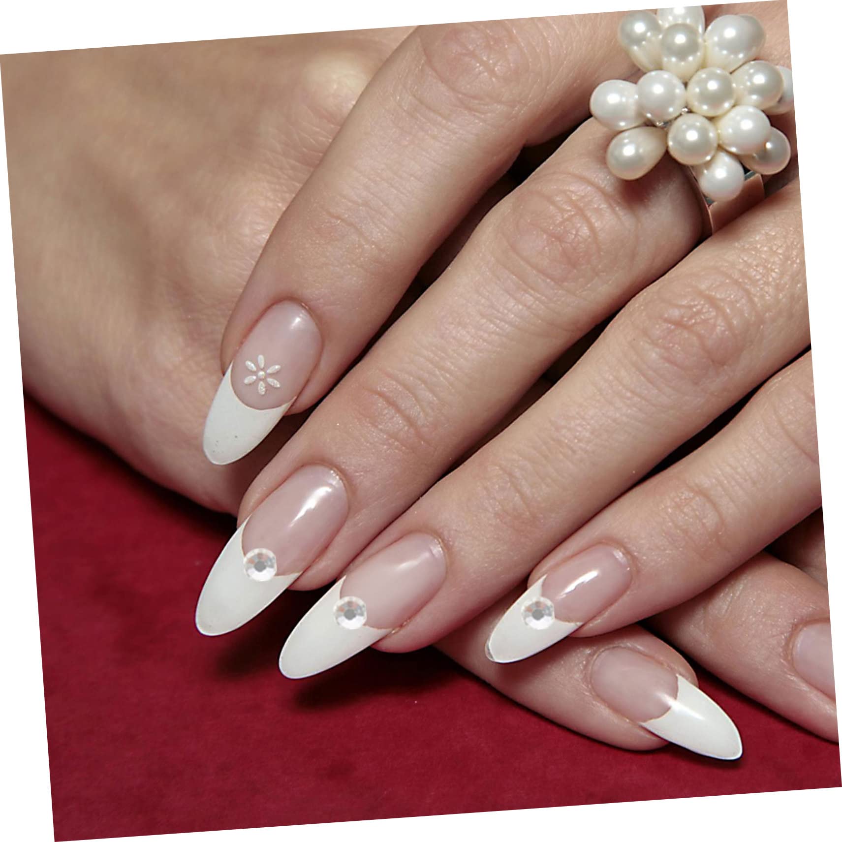 SHERCHPRY 5 Set Accessori Per Nail Art Con Strass Unghia Gemme Di Nail Art Rosa Gemme Per Unghie Carino Ab Decorazioni Unghie Ciondolo Per Unghie Fai Da Te Strass Per Nail Art Pp 2 Scatole*5