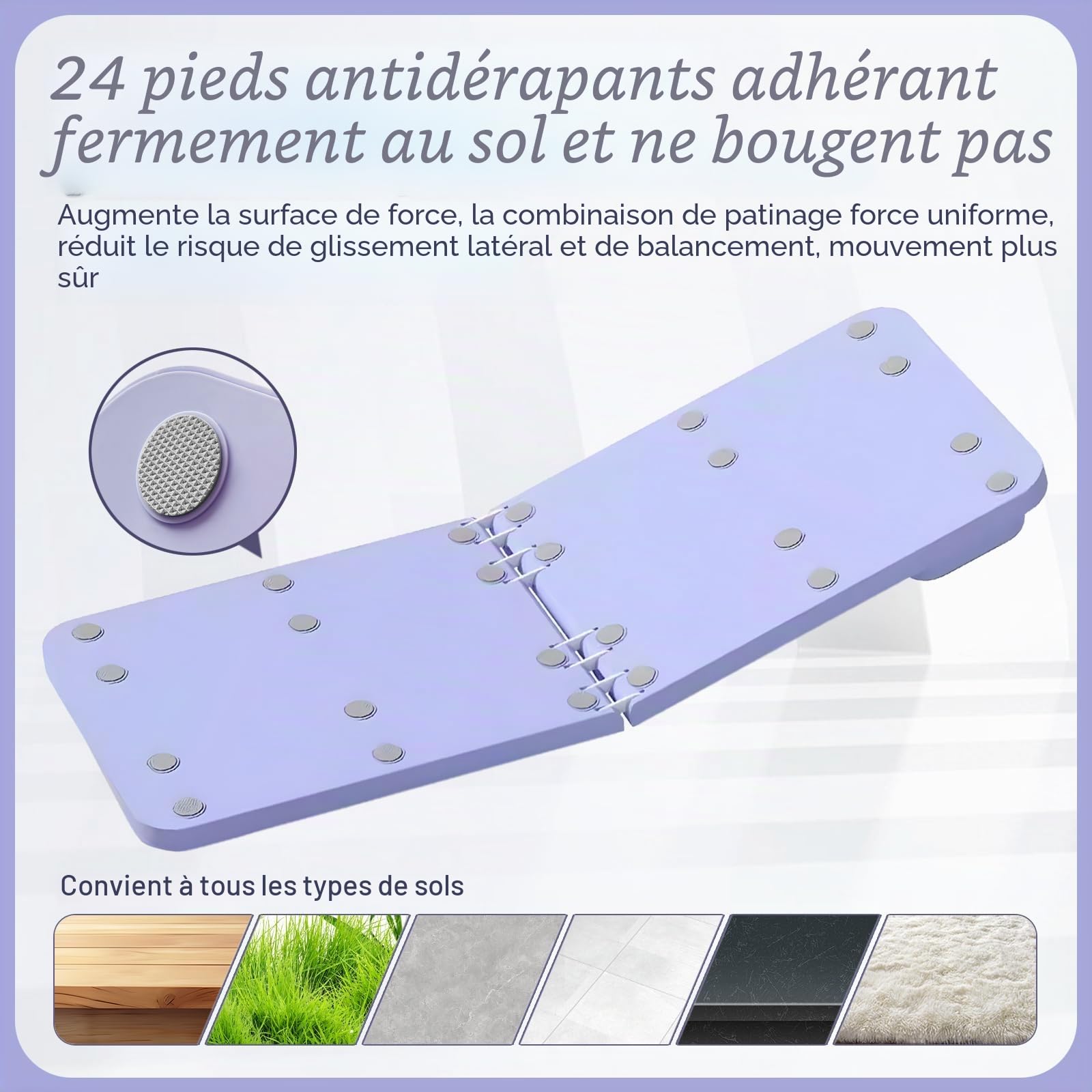 Planche de pilates, machine de réformateur de pilates multifonctionnelle, pour la maison, planche abdominale à rebond automatique, planche d'entraînement pour tout le corps