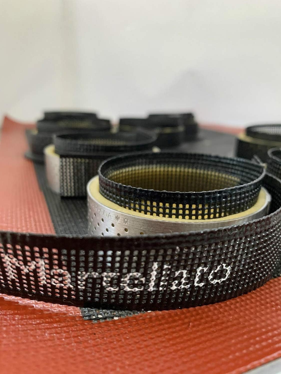 Martellato 30BANDS07 Perforated-Silicone-Band Dessert-Ring Liner 0.8 Inch x 10.24 Inch, 20 Pieces