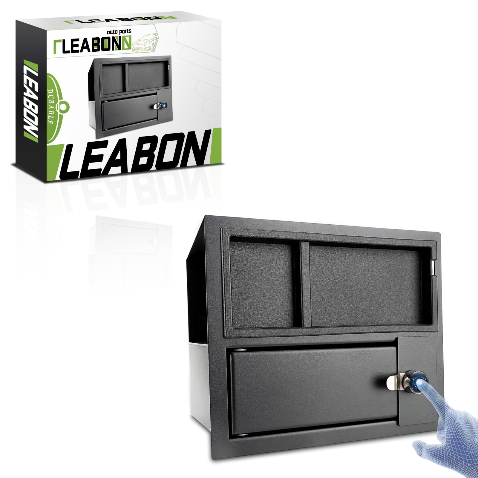 Amazon.com: LEABON Center Console Safe Guns Storage Box Compatible