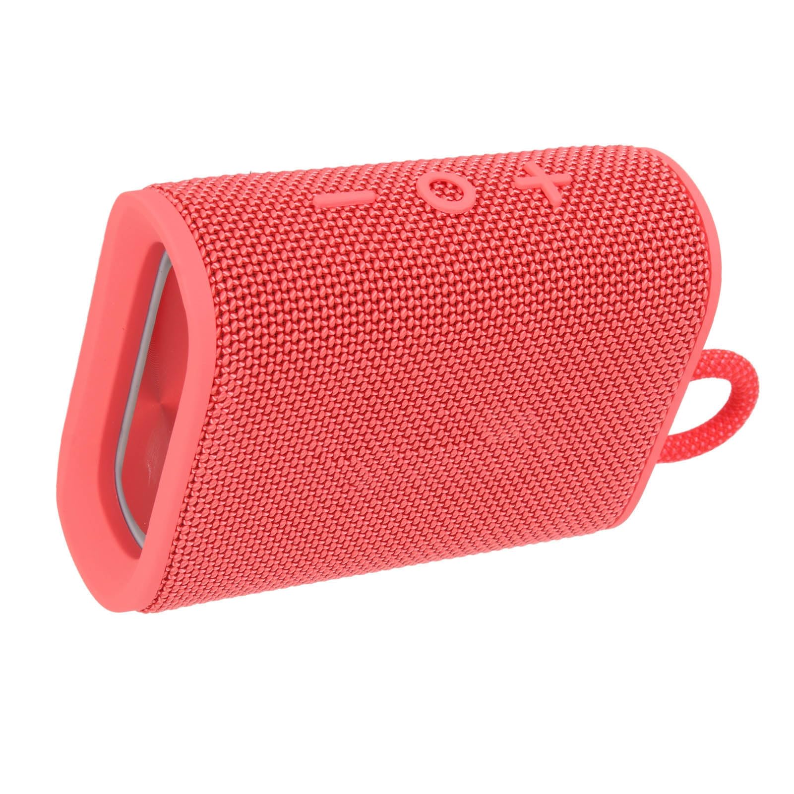 AMONIDA Mini Altavoz Bluetooth 5.3 IPX7 Resistente Al Agua con Sonido Estéreo de 360° para Playa y Actividades Al Aire Libre (Rojo)