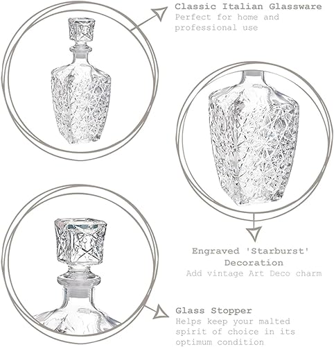 Vista 28 de Bormioli Rocco Decantador de vino Loto 1.5L, 42oz