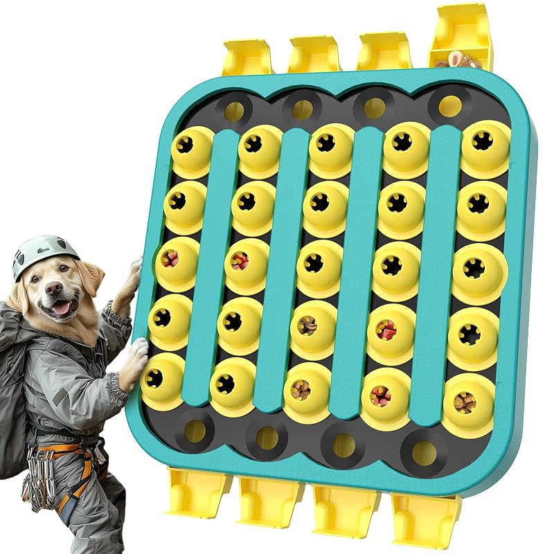 Comedouro Interativo Lento para Cães KADTC, Brinquedo Quebra-Cabeça com 4 Níveis, Extra Grande