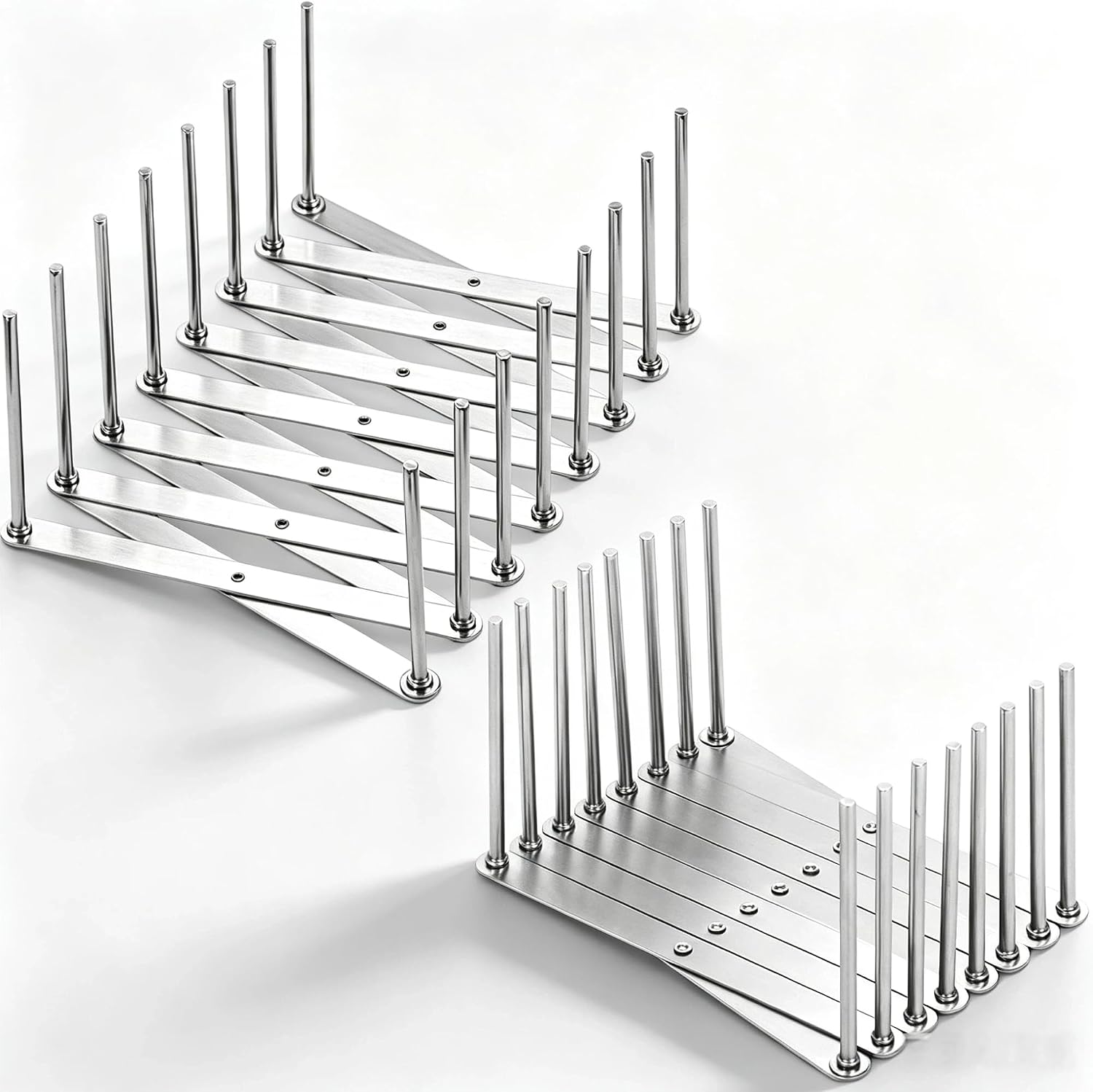 2Pcs Pot Lid Holder, Stainless Steel