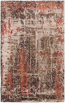 Rizzy Home Alora Decor Alure 10 x 13 Abstract Brown/Beige/Apricot Hybrid Area Rug