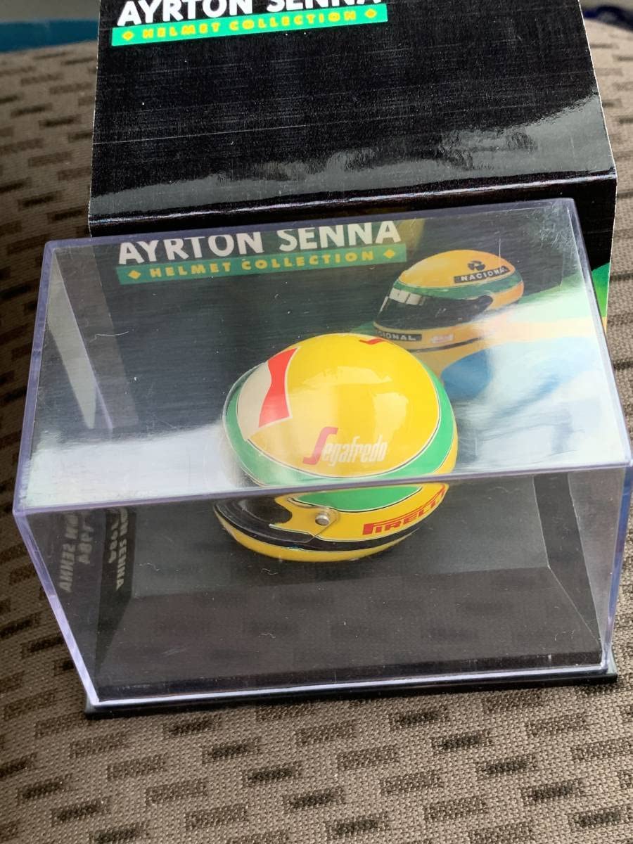 Amazon.co.jp: ミニチャンプス 1/8 アイルトンセナ ヘルメット '84