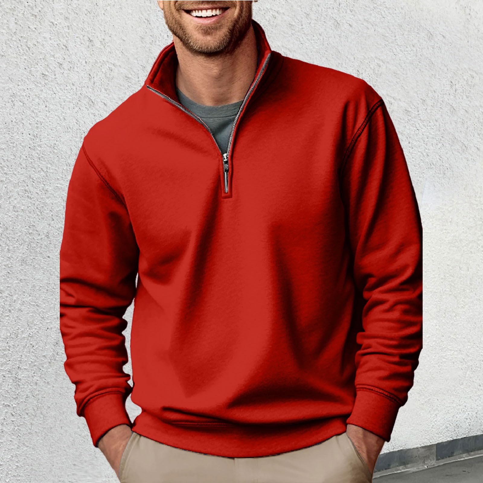 T-Shirt de Sport à Manches Longues pour Homme, Doux et Chaud, avec Motifs Ethniques rétro, col Rond, idéal pour Le Running et Les activités en extérieur par Temps Frais, Coupe Confortable et
