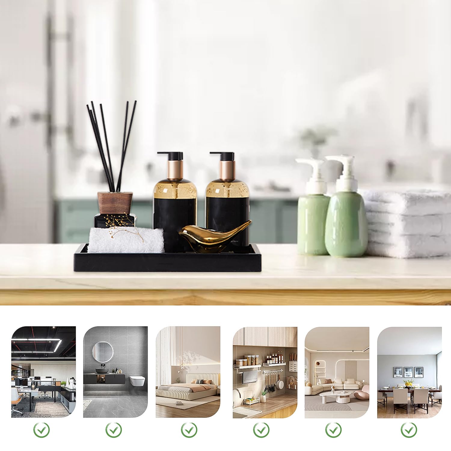 Vassoio Portaoggetti Silicone NHP - Organizzatore Per Bagno E Cucina, Antiscivolo E Facile Da Pulire - Foto 13