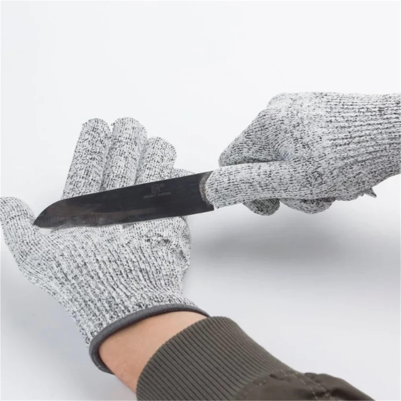 1 Paar Sicherheitshandschuhe Gegen Schnitte, Mehrzweck-Arbeitshandschuhe For Industrie, Küche, Gartenarbeit, Kratzfest Und Schnittfest, Geeignet For schneidwerkzeuge Flexibel(Small)