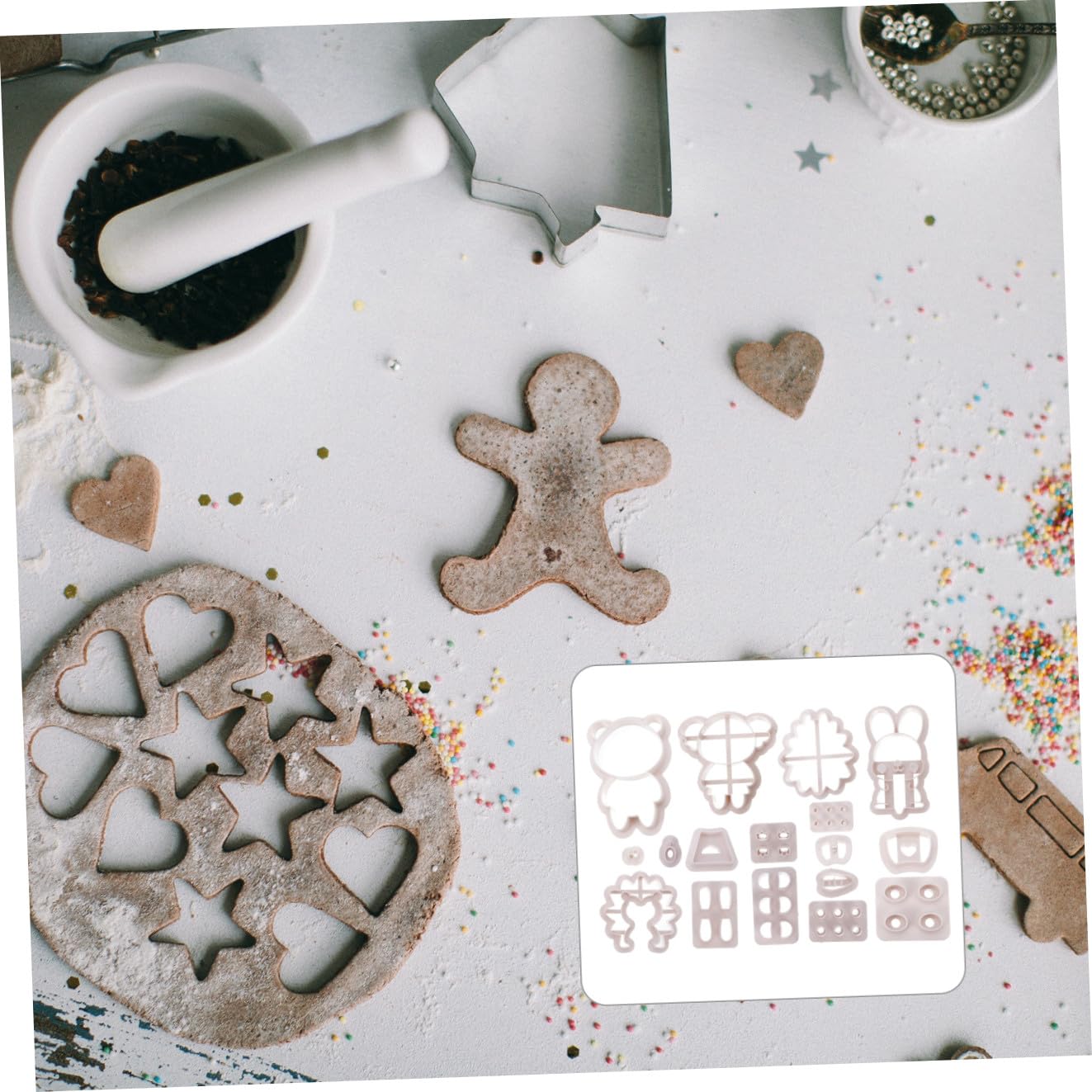 PRETYZOOM 8sets Formine per Biscotti Tema Animali Moldi per Dolci Alimentare Facili da Usare e Lavare per Biscotti Torte e Creazioni Artistiche