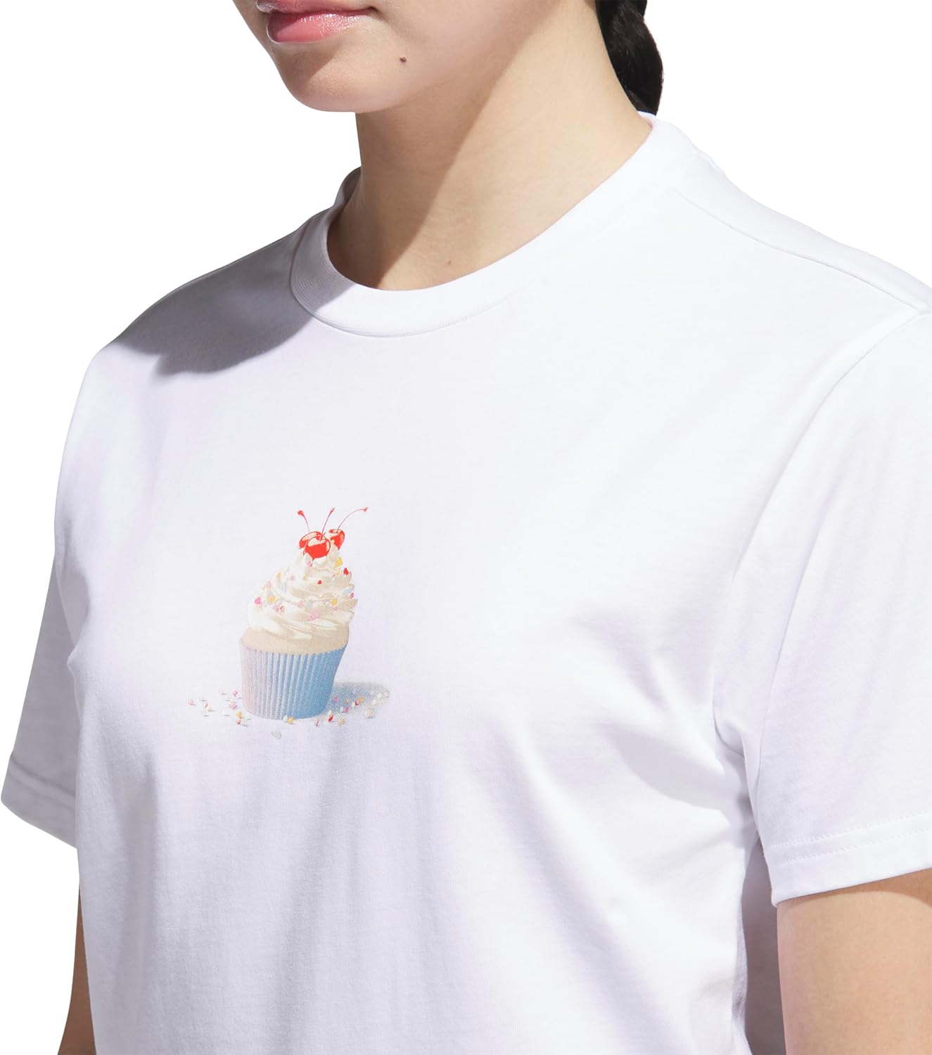 Adidas Womens Coquette Graphic T-Shirt - Image 3