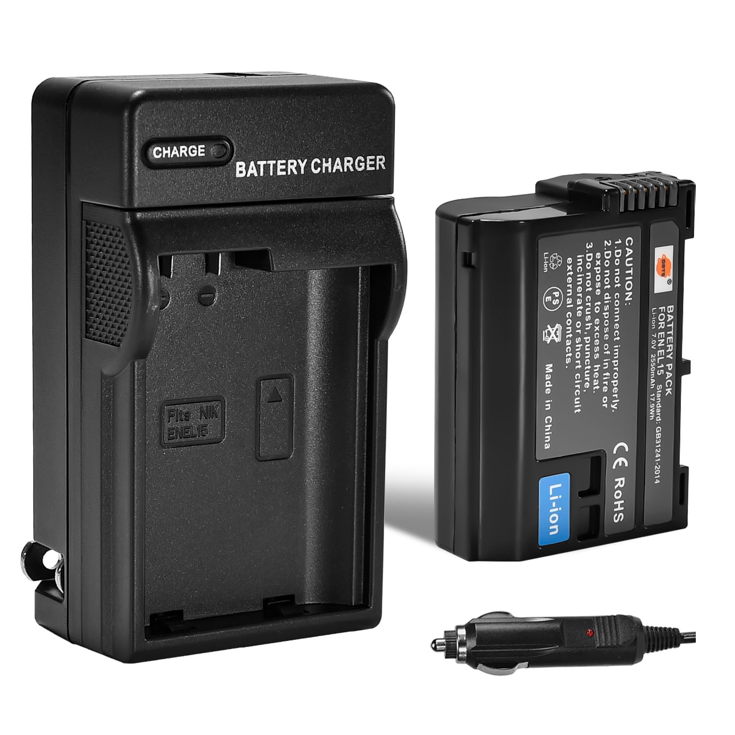 Nikon Z6ii DSTE EN-EL15 EN-EL15B EN-EL15C Battery DC113 Travel